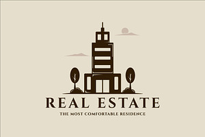 apartment building logo vector, a Branding & Logo Template by zyxroun shop