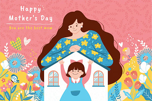 Cute Mother's Day Greeting Card