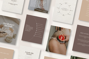 Skin Social Media Posts Canva, a Templates & Theme by Naturopath Hub