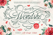 Wondshe Typeface, a Script Font by alit design (Thumbnail 1 of 20)