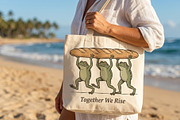 Together we rise illustration, an Animal Illustration by Vectorlina (Thumbnail 3 of 4)