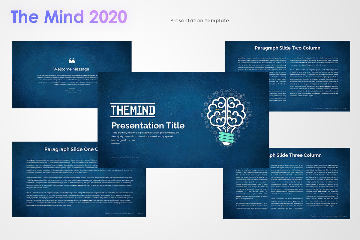 The Mind Power Point Template, a Presentation Template by GraphicBerg (Photo 5 of 5)