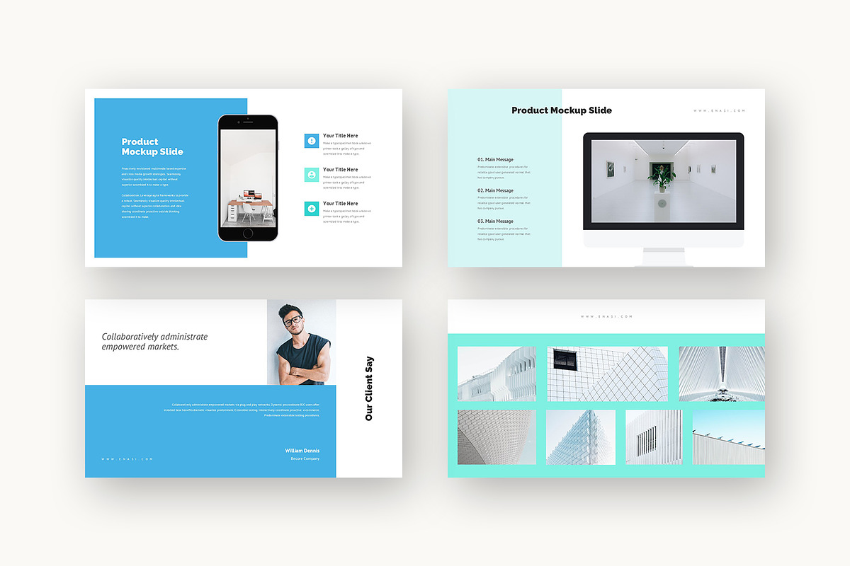 Enasi : Creative Biz Powerpoint, a Presentation Template by Punkl Camp (Photo 8 of 16)