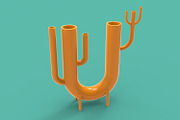 Cactus 3D Printing Candle Holder, an Object 3D Model by Kseniya-Omega (Thumbnail 2 of 9)