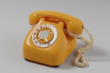 Retro Rotary Telephone