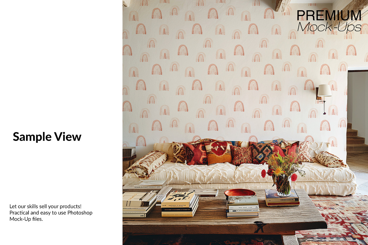Bundle 44 Frames & Wallpaper Mockups, a Household Mockup by mock-ups (Photo 32 of 34)