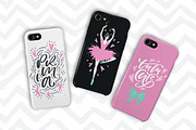 Ballet Lettering & Clipart, a Decorative Illustration by PicByKate (Thumbnail 3 of 9)