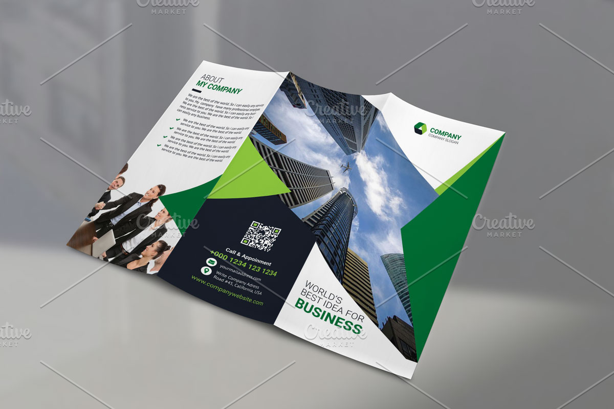 Celestial corporate trifold-brochure, a Brochure Template by A.Lamprianidis (Photo 14 of 15)
