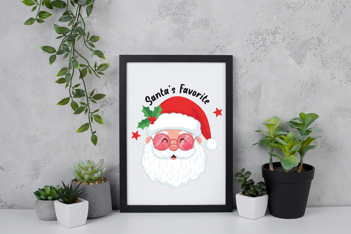 Vintage Christmas Png Santa PNG, an Illustration by Daily.Designs (Photo 4 of 5)