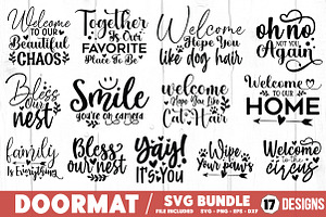 Doormat SVG Bundle