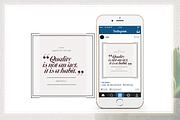 GRUNGE Social Media Quote Banners, a Social Media Template by Vova (Thumbnail 10 of 10)