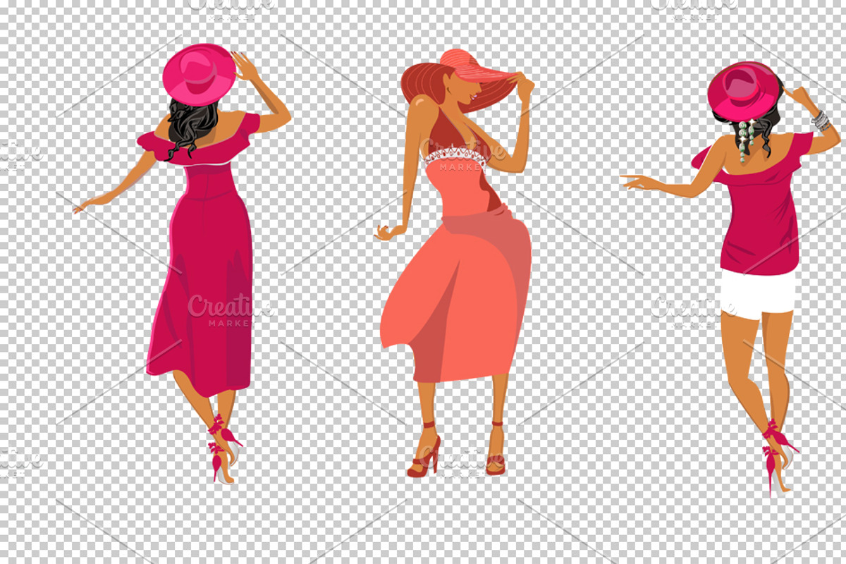 Beautiful woman in a red hat., a Food Illustration by Laifalight (Photo 4 of 8)