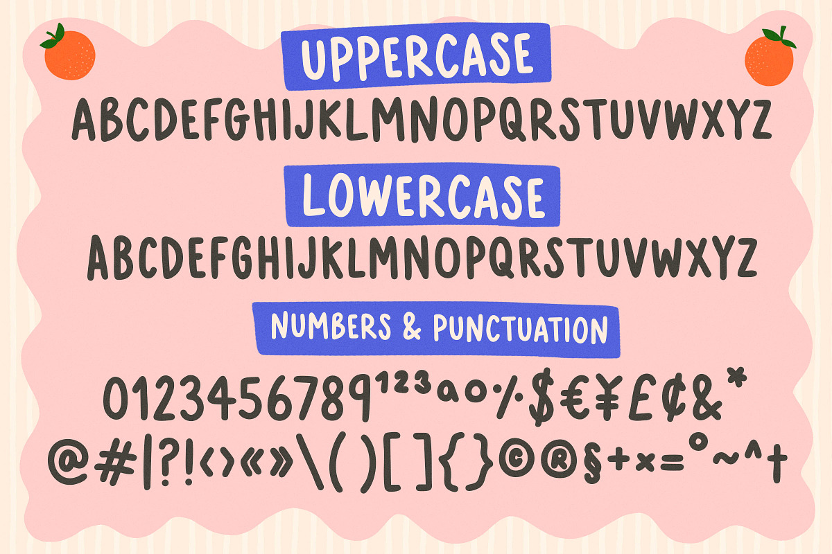 Orange Soda - Handwritten Font, a Handwritten Font by Happy Type Club (Photo 3 of 7)