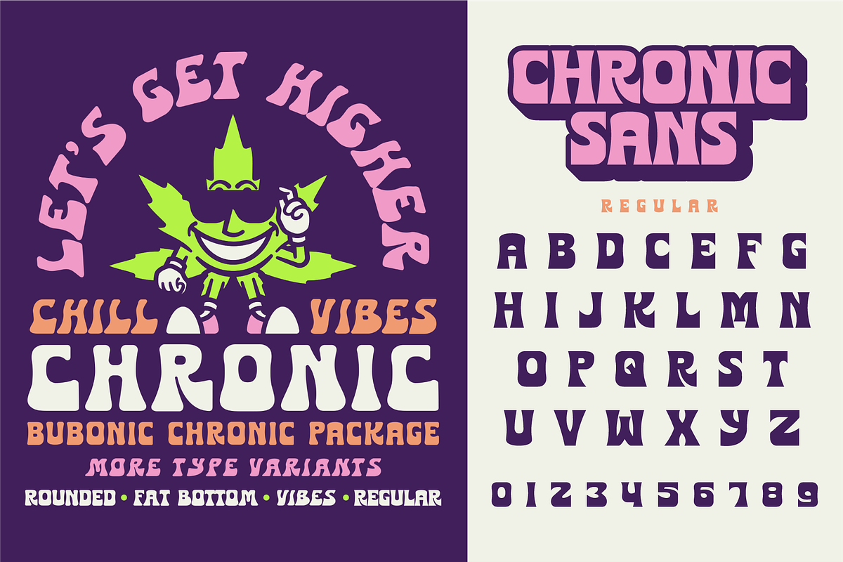 Chronic Sans Font Family, a Font by Brethrendesignco (Photo 1 of 6)