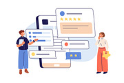 Online survey and feedback concept, a Person Illustration by Good Studio (Thumbnail 2 of 5)
