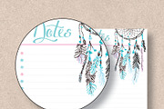 Dream Catcher Printable Planner, a Stationery Template by Stick with Sam (Thumbnail 4 of 4)