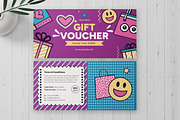 Colorful Gift Voucher Template, a Card Template by MightyDesign (Thumbnail 1 of 6)