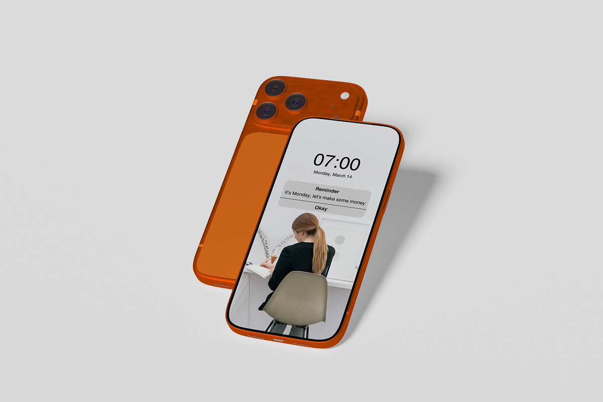 iphone 17 pro mockup, an iPhone Mockup by kebunmockup (Photo 3 of 5)