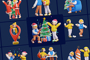 Christmas and New Year 3D Character, a Characters & Person 3D Model by orenjidesign (Thumbnail 7 of 8)