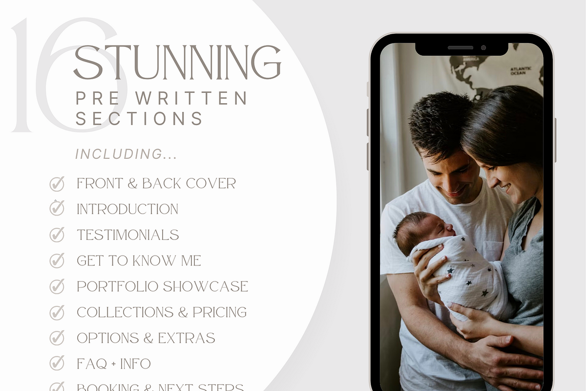 TEAL Newborn Photography Guide, a Magazine Template by Signature Edits (Photo 7 of 11)