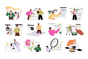 Business people working concept set, a Person Illustration by PaperTrident (Thumbnail 1 of 13)