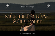 Denvile Rough, a Serif Font by Craft Supply Co. (Thumbnail 7 of 8)