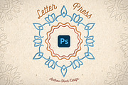 Letter Press Text & Logo Effect, a Mockup by Andrew Skoch Design (Thumbnail 2 of 7)