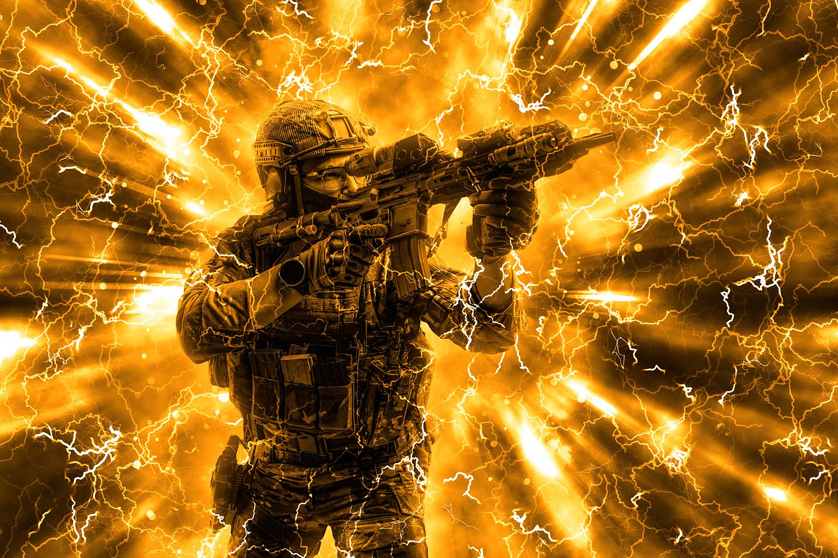 Thunder Burst Photoshop Action, an Action Add-On by MRI STUDIO (Photo 2 of 11)
