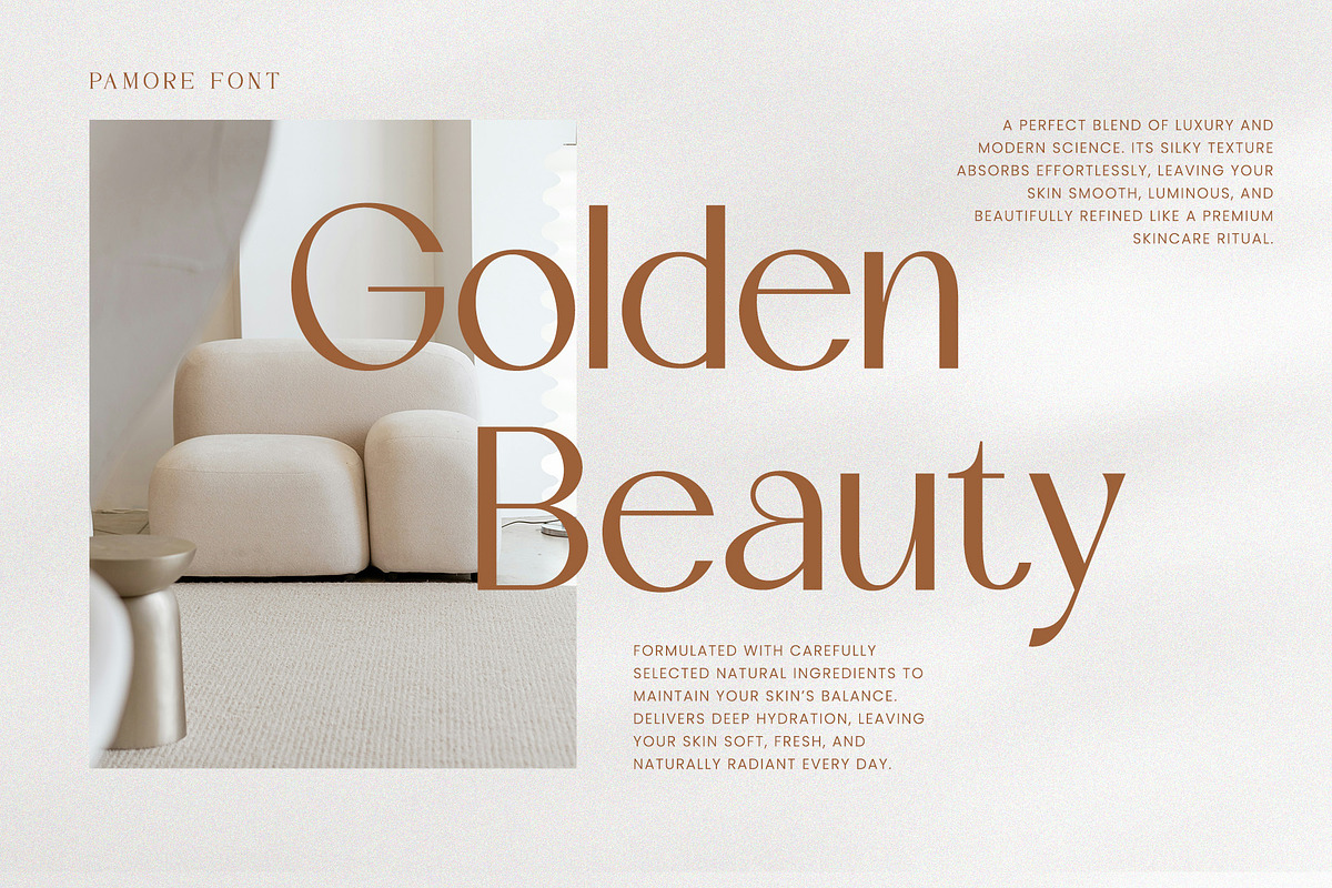 Pamore | Elegant Ligature Sans Serif, a Sans Serif Font by Typoraith Co (Photo 10 of 13)