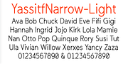 Yassitf, a Sans Serif Font by Ingrimayne Type (Thumbnail 12 of 12)
