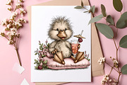 Summer duck clipart, an Illustration by SinaCreation (Thumbnail 4 of 8)