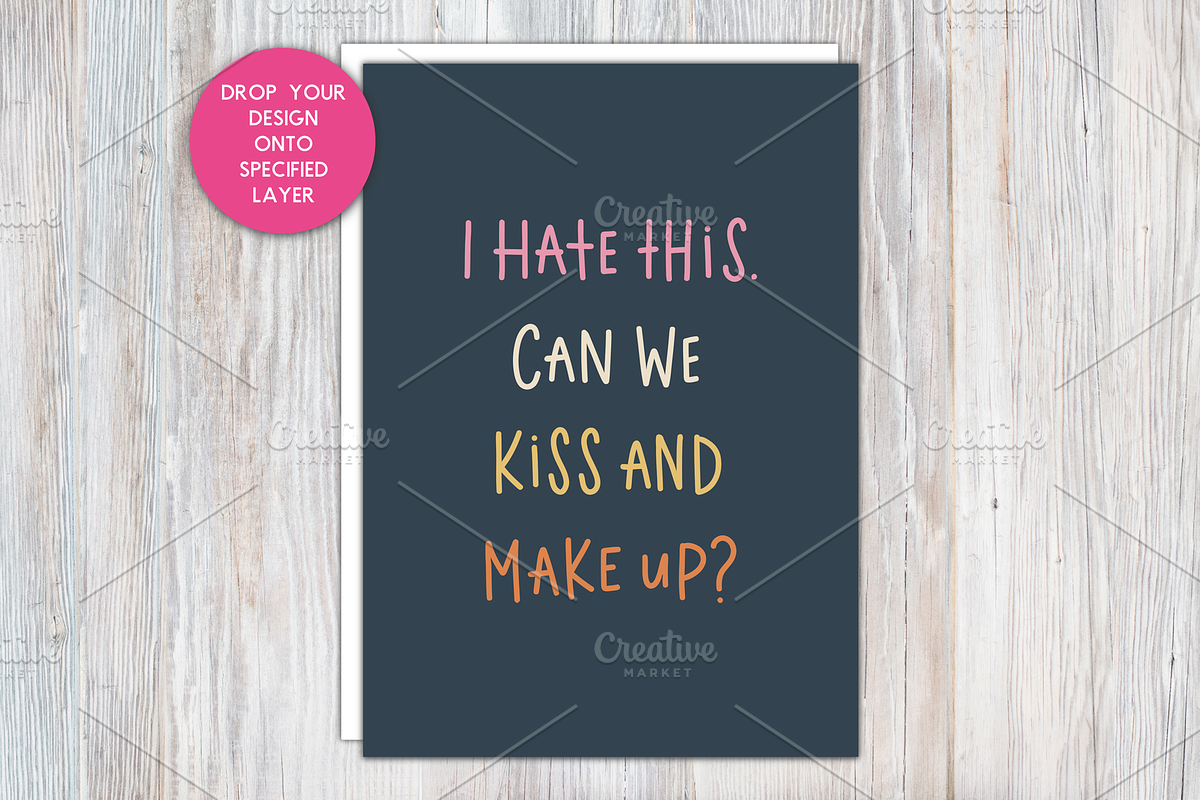 A7 5x7 Greeting Card Mockups, a Product Mockup by In A Nutshell Studio (Photo 5 of 6)