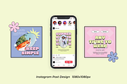 Uplane Retro Instagram Template, a Social Media Template by Shinra Labs (Thumbnail 3 of 6)