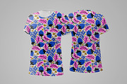 Blue berry seamless pattern, a Food Illustration by palllna (Thumbnail 4 of 4)
