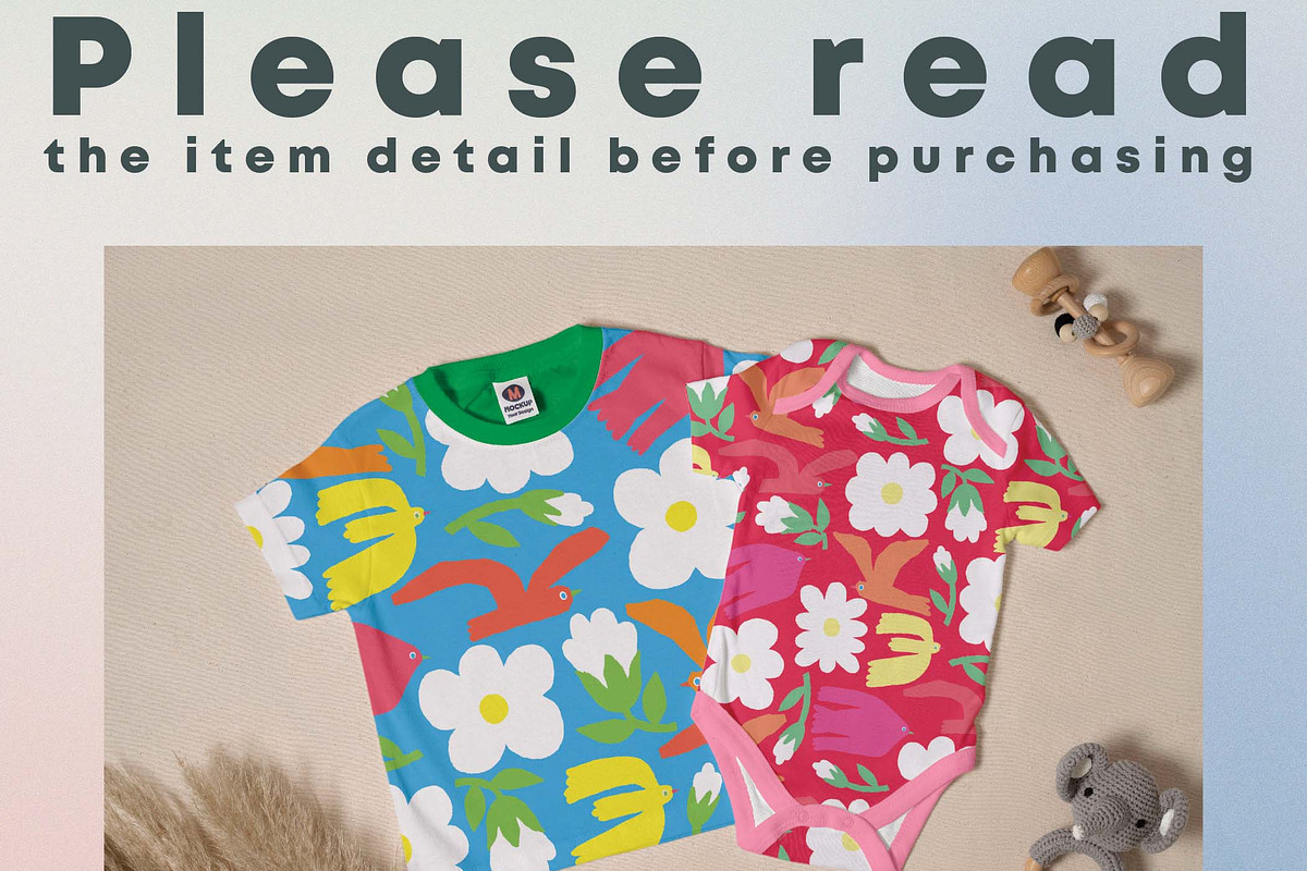 Bird and Daisy Seamless Pattern Set, a Pattern Graphic by Nansirins Studio (Photo 8 of 9)