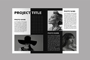 Portfolio Black & White Template, a Marketing Template by Slide_Genius1 (Thumbnail 4 of 5)