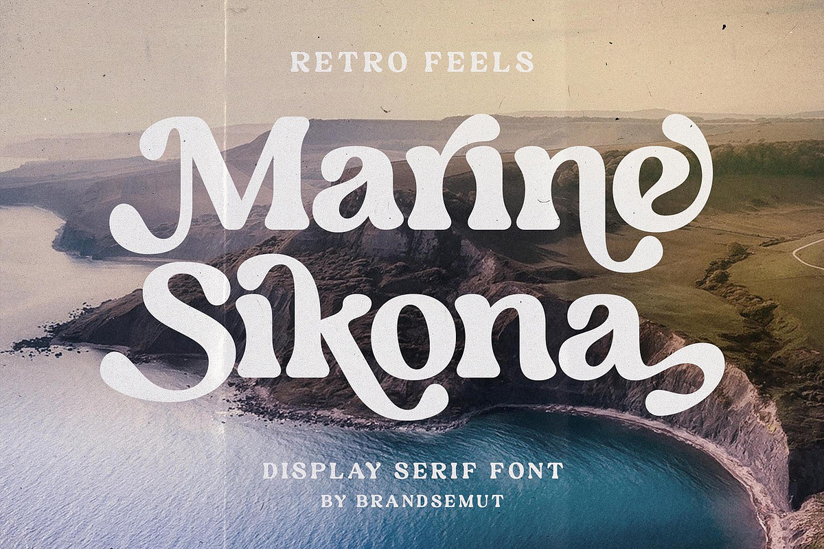 Marine Sikona – Modern Retro Serif, a Serif Font by BrandSemut (Photo 1 of 17)