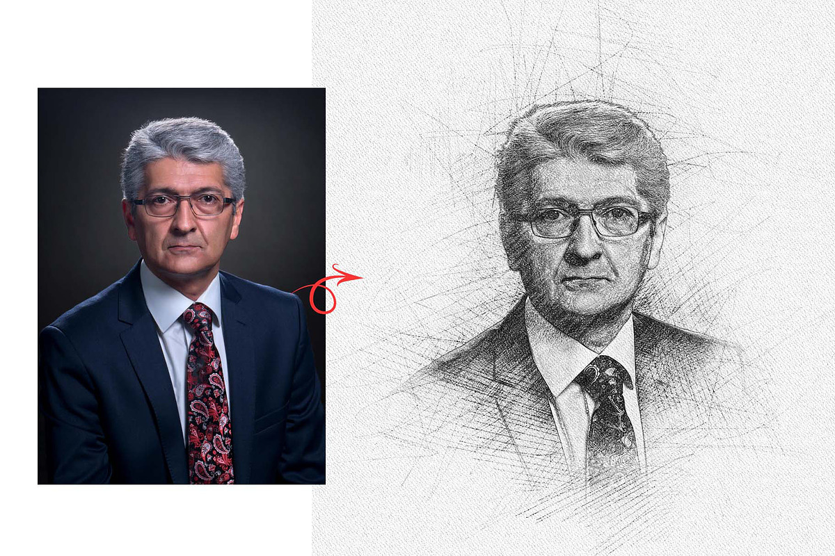 Pencil Sketch Maker, an Action Add-On by MRI STUDIO (Photo 15 of 28)