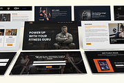 Kajabi Dark Fitness Website Theme, a Landing Page Template by ZohairKhanLtd (Thumbnail 2 of 10)