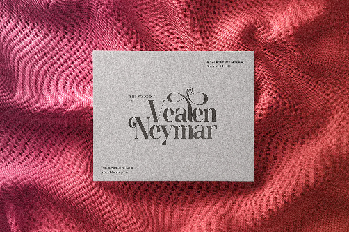 Hubein Kamaru Elegant Ligature Font, a Serif Font by Graphicxell (Photo 20 of 22)