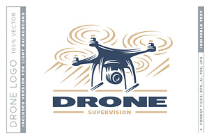 Drone logo Template