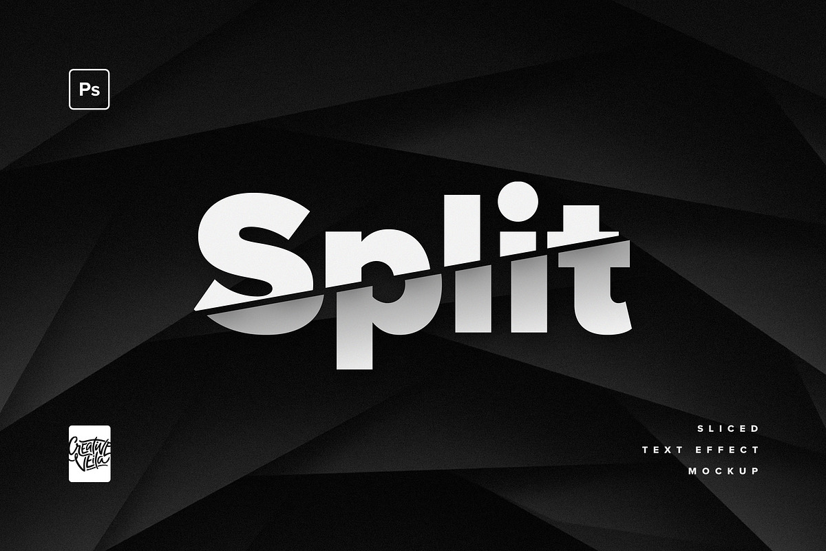 Split - Sliced Text Effect Mock-up, a Layer Style Add-On by veila.me (Photo 3 of 4)