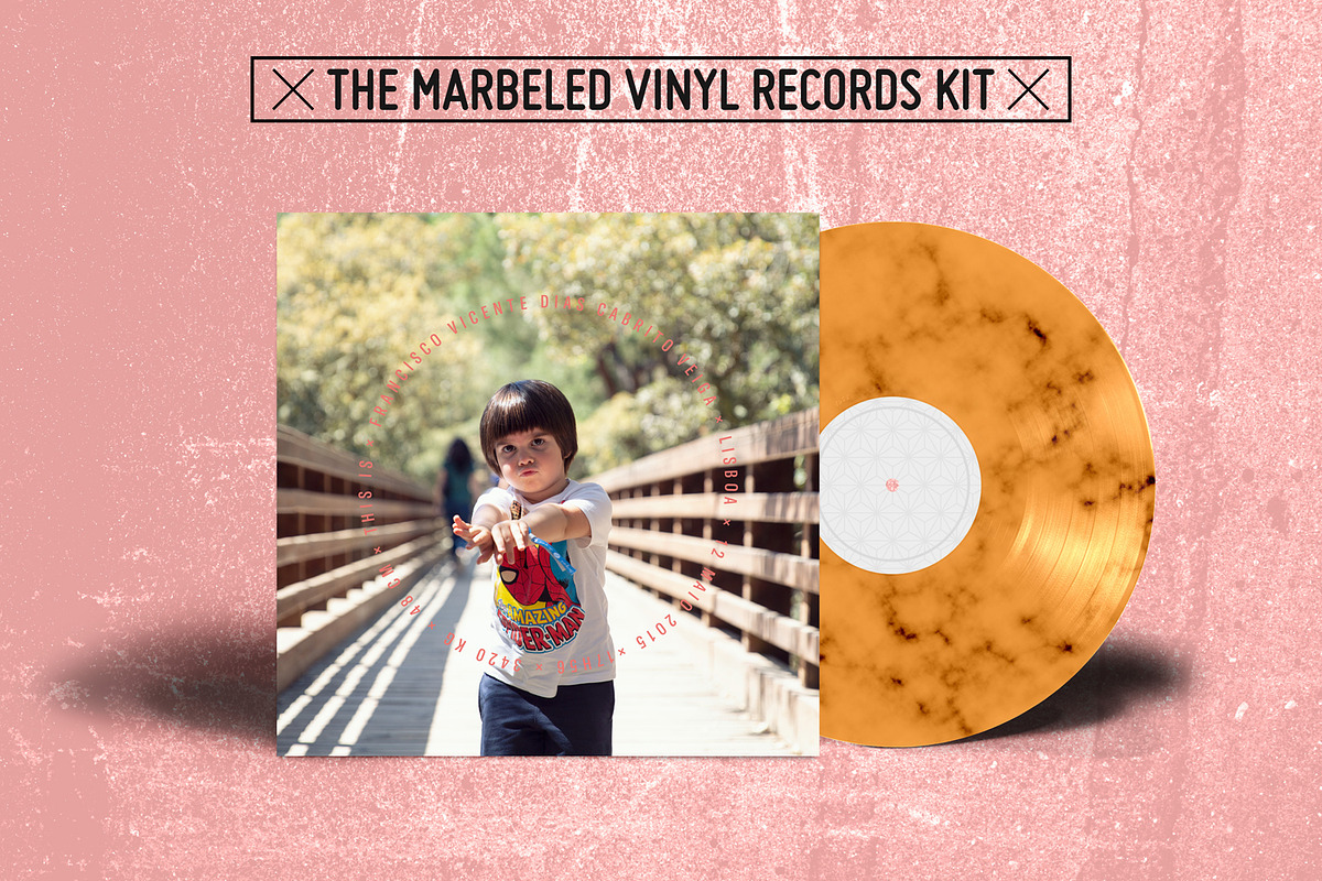 20 Marbled Vinyl Records - Mockup, a Product Mockup by this is awsm (Photo 18 of 23)
