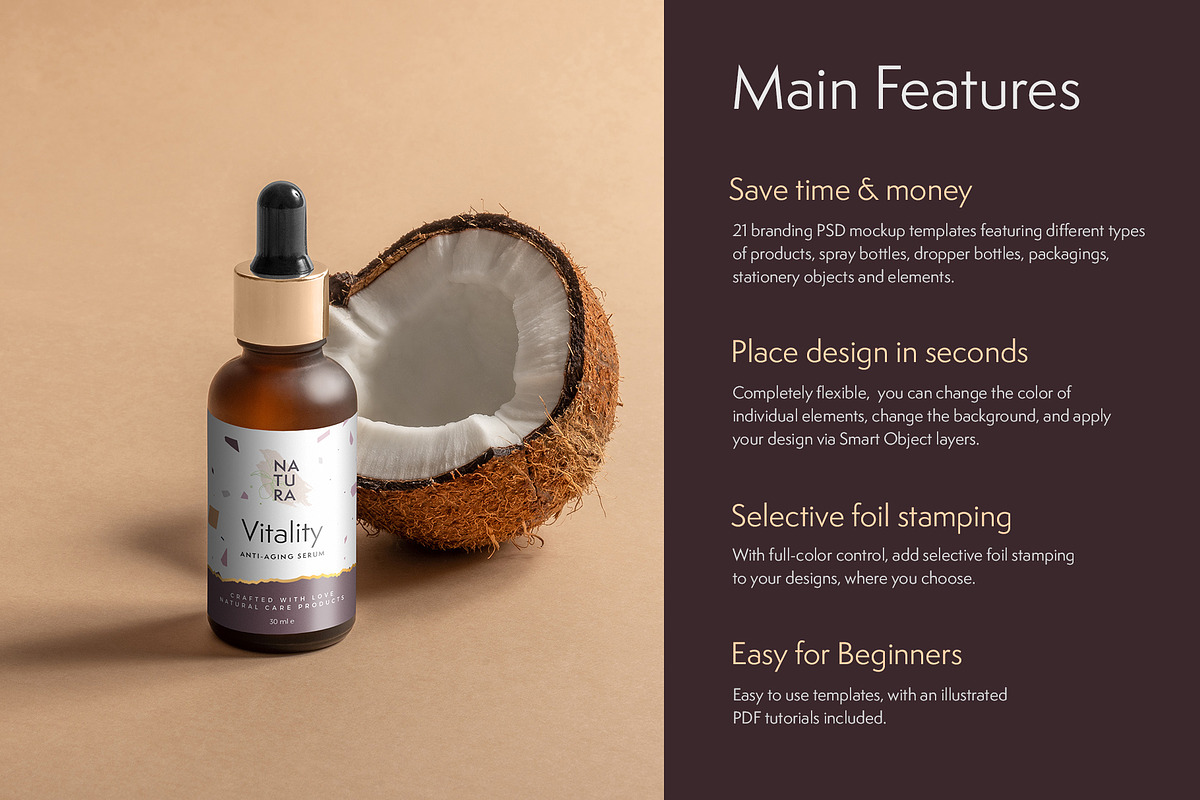 Natura – Cosmetics Mockups, a Cups & Container Mockup by Mockup Cloud (Photo 18 of 19)