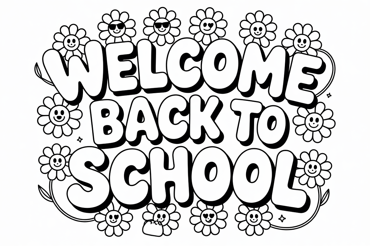 Back to School Coloring Pages design, an Illustration by Amazin_art (Photo 7 of 13)