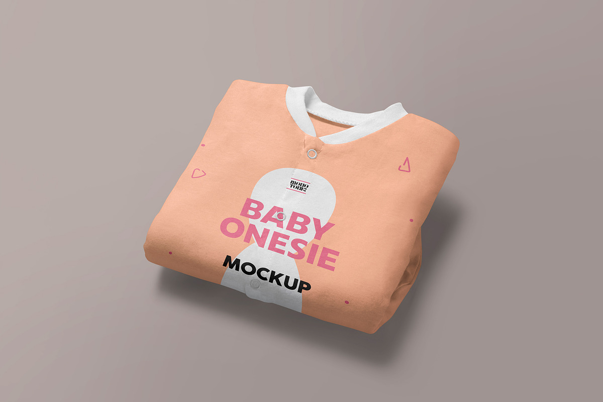 Baby Onesie Mockup, a Product Mockup by MockupCraft (Photo 6 of 7)
