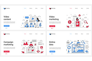 Video content, marketing campaign, a Finance Illustration by Lemberg Vector
