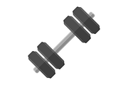 Dumbbells Vector Icon, an Icon by Pexelpy (Thumbnail 2 of 2)