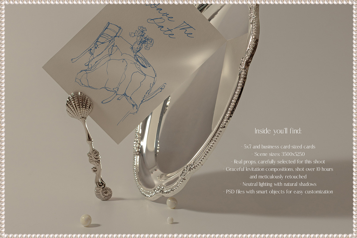Perle De La Mer Mockups, a Product Mockup by Muse Mockups (Photo 9 of 16)