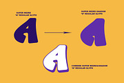 Wush - Graffiti Display Font, a Handwritten Font by Luna Shop (Thumbnail 4 of 6)